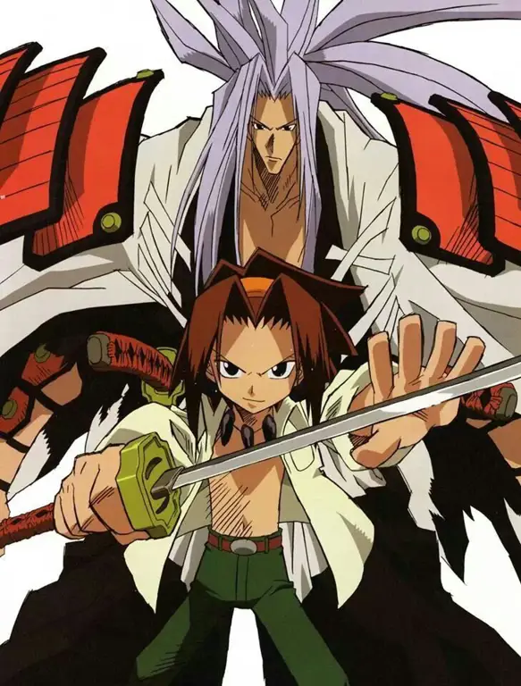 Gambar Yoh Asakura, protagonis utama Shaman King