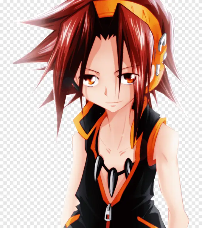 Gambar Yoh Asakura, karakter utama Shaman King