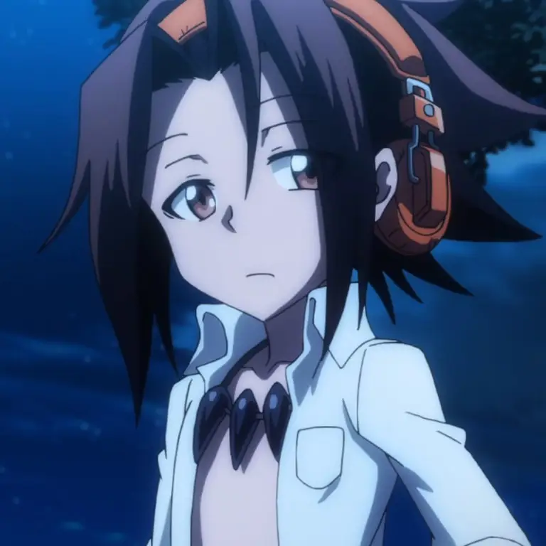 Gambar Yoh Asakura, karakter utama Shaman King