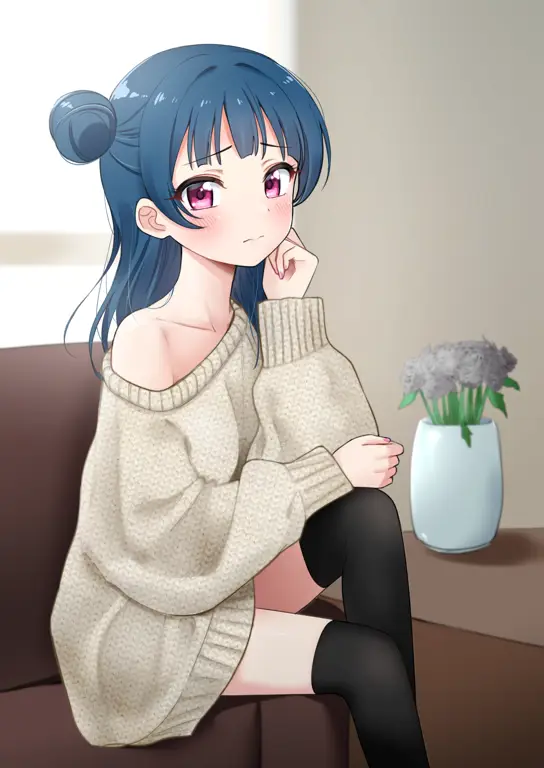 Yohane dari Love Live! Sunshine!! dalam setting fantasi