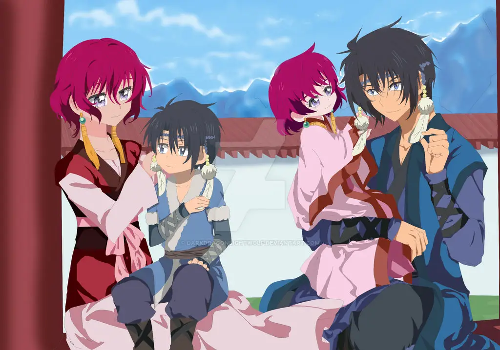 Yona dan Hak, dua tokoh utama dalam Akatsuki no Yona