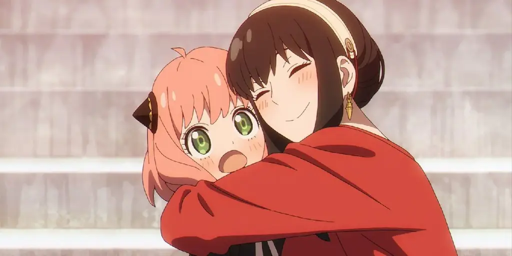 Yor yang tangguh Yor Forger, seorang pembunuh bayaran profesional dalam anime Spy x Family