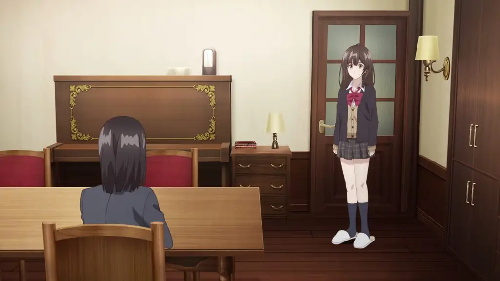 Yoshida, karakter utama dalam anime Hige wo Soru Gambar Yoshida dari anime Hige wo Soru