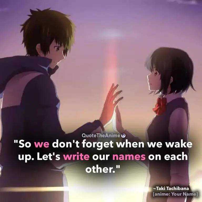 Poster film anime Your Name.