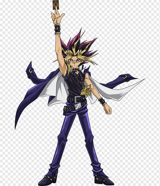 Gambar Yugi Muto dari Yu-Gi-Oh!