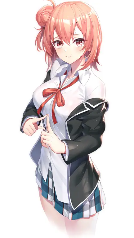 Gambar Yui Yuigahama dari anime Oregairu