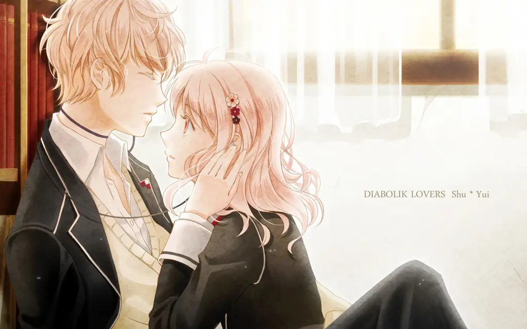 Gambar Yui Komori, tokoh utama dalam Diabolik Lovers