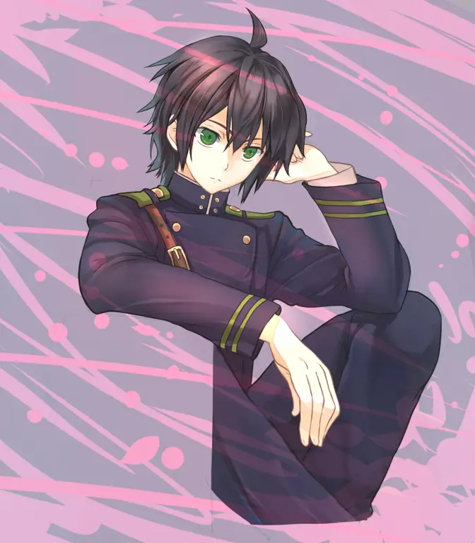 Gambar fanart Yuichiro Hyakuya dari Owari no Seraph