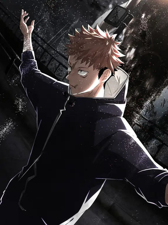 Gambar Yuji Itadori dari anime Jujutsu Kaisen