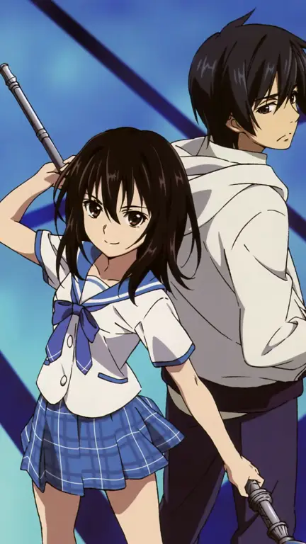 Gambar Yukina Himeragi dari anime Strike the Blood