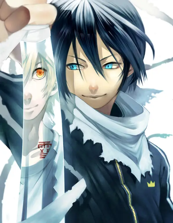 Yukine, senjata roh dalam anime Noragami