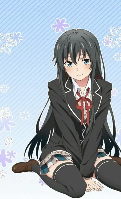 Gambar Yukino Yukinoshita, salah satu karakter utama Oregairu