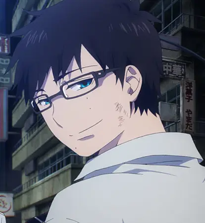 Gambar Yukio Okumura dari anime Blue Exorcist