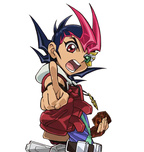 Gambar Yuma Tsukumo, karakter utama dalam Yu-Gi-Oh! Zexal