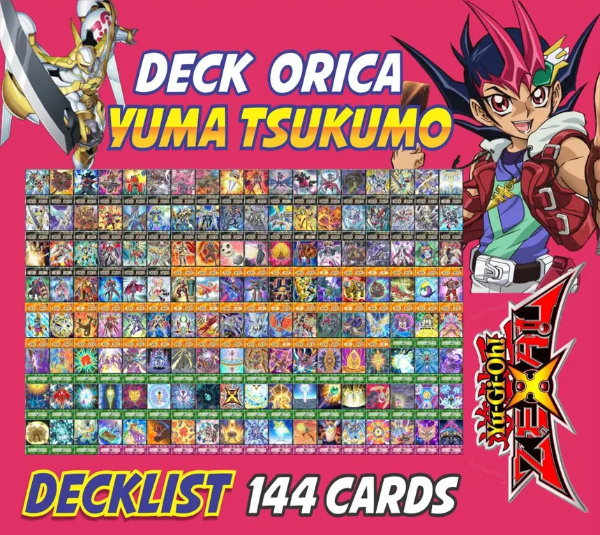 Gambar Yuma Tsukumo, karakter utama dalam Yu-Gi-Oh! Zexal