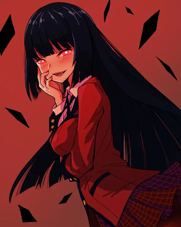 Yumeko Jabami, karakter utama Kakegurui