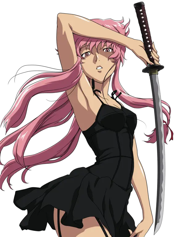 Gambar Yuno Gasai dari Mirai Nikki