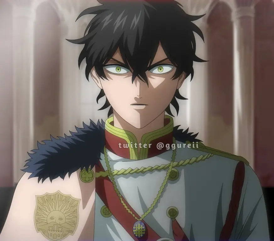 Gambar Yuno dari Black Clover