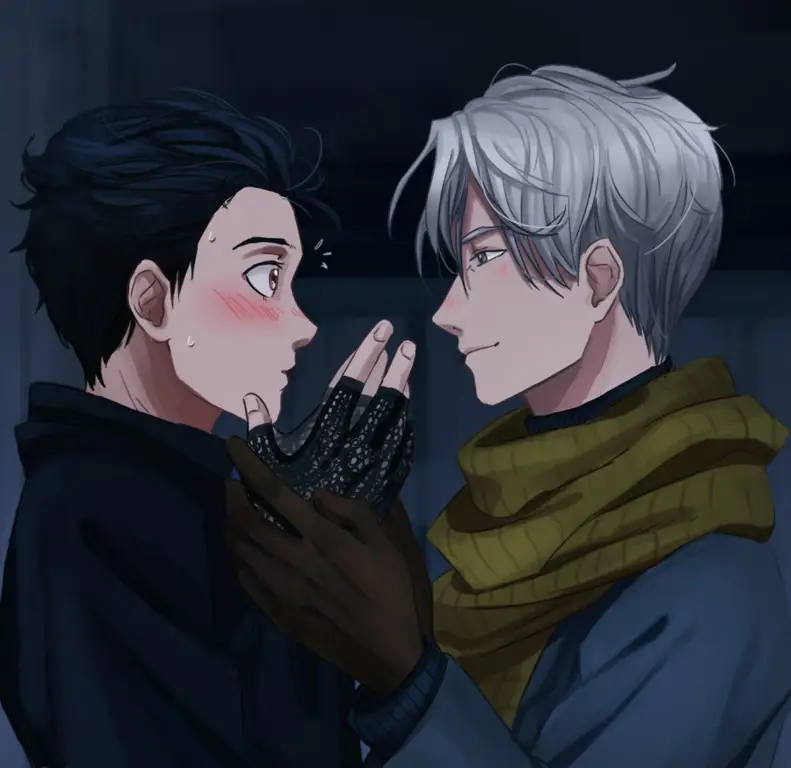 Gambar Yuri dan Victor dari Yuri!!! on Ice