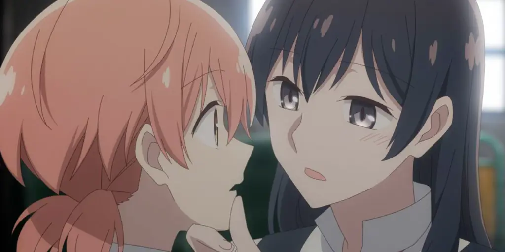 Yuu dan Touko, karakter utama dalam Bloom Into You