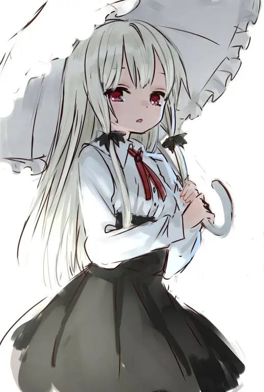 Ilustrasi Yuuichi si vampir yang menggemaskan