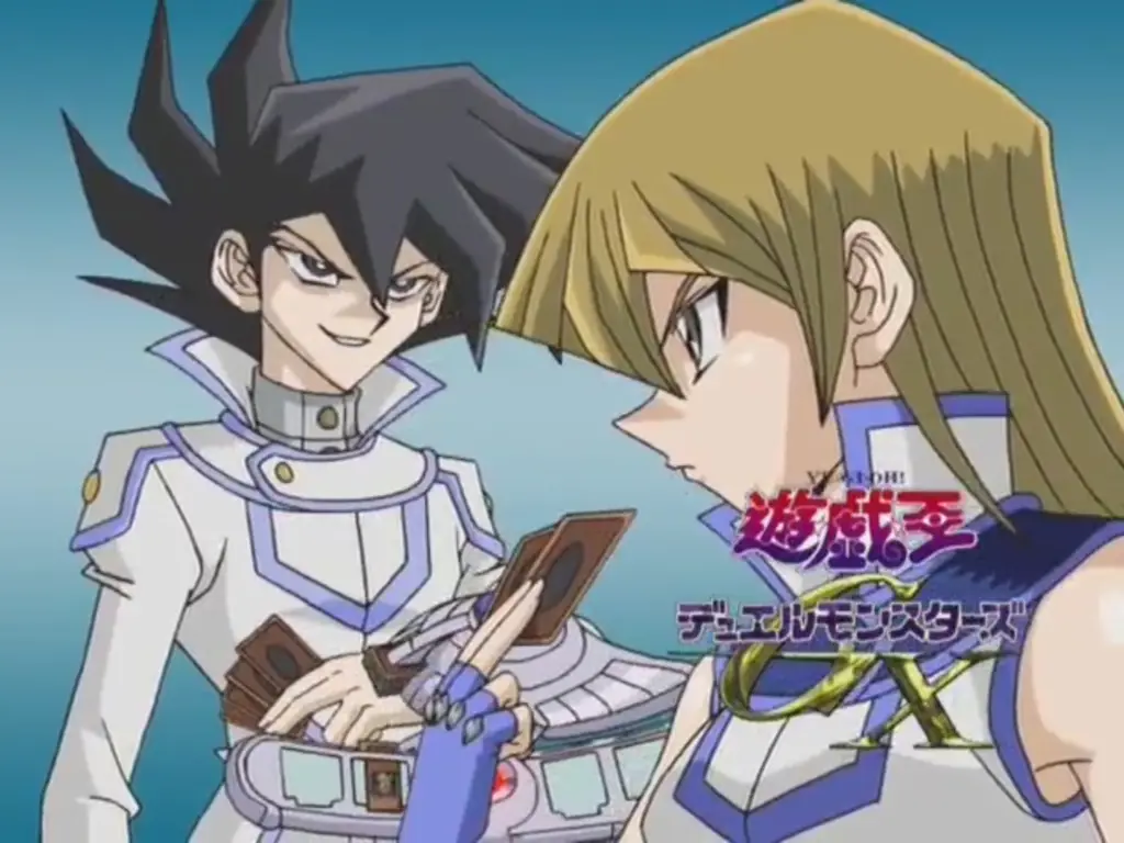 Adegan duel Yuuya Tenjou dalam Yu-Gi-Oh! GX