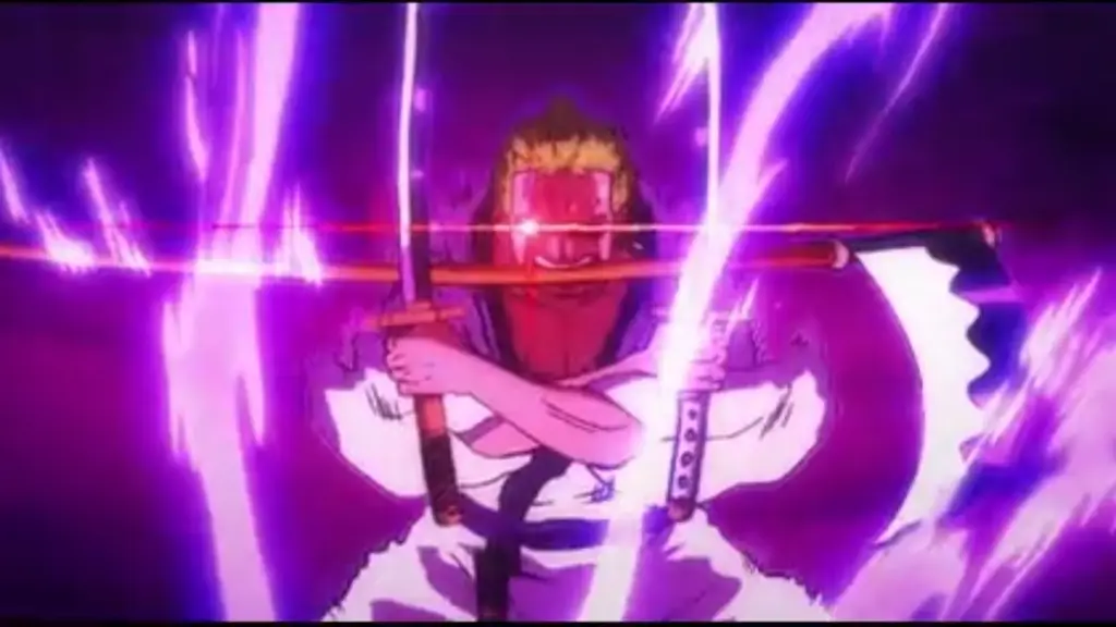 Zoro dalam pertarungan yang menegangkan Pertarungan Zoro melawan Killer