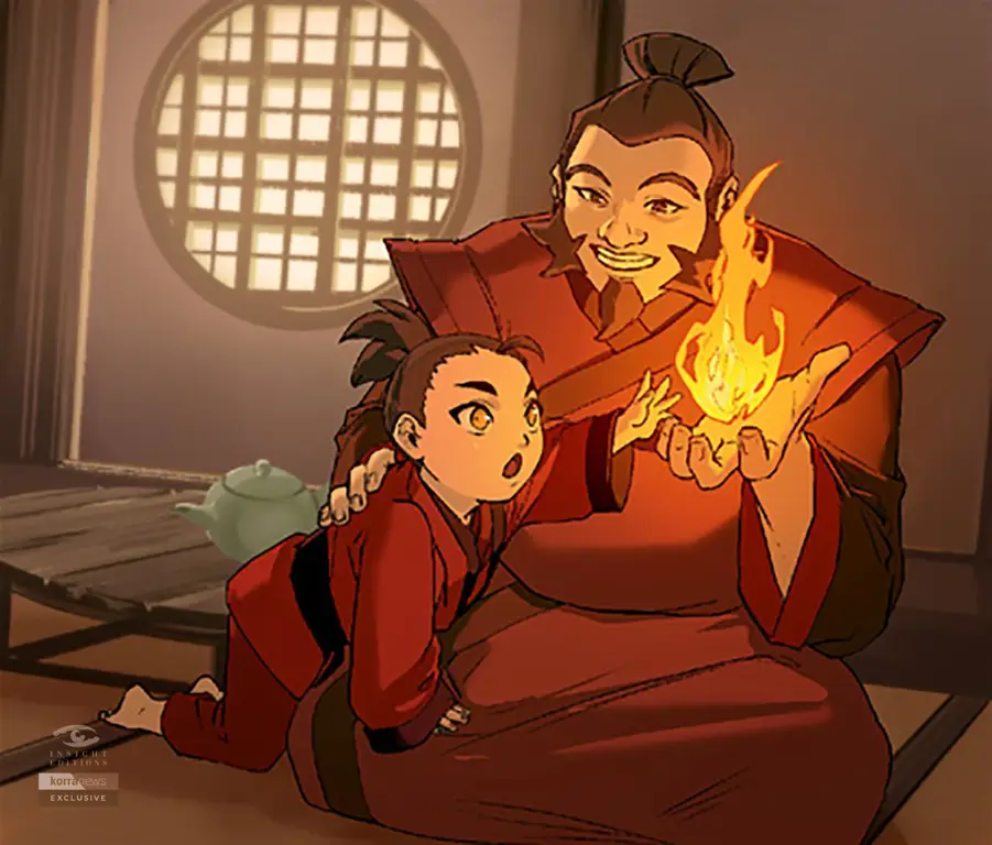 Gambar Zuko dan Paman Iroh