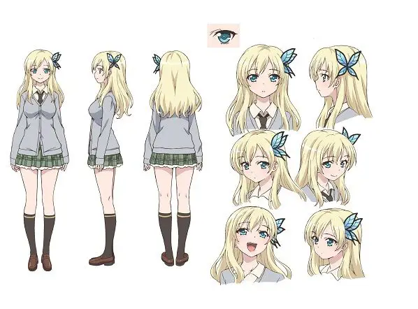 Contoh template anime character sheet