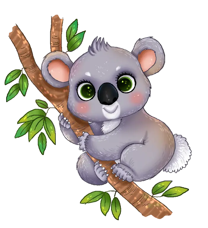 Animasi koala yang realistis