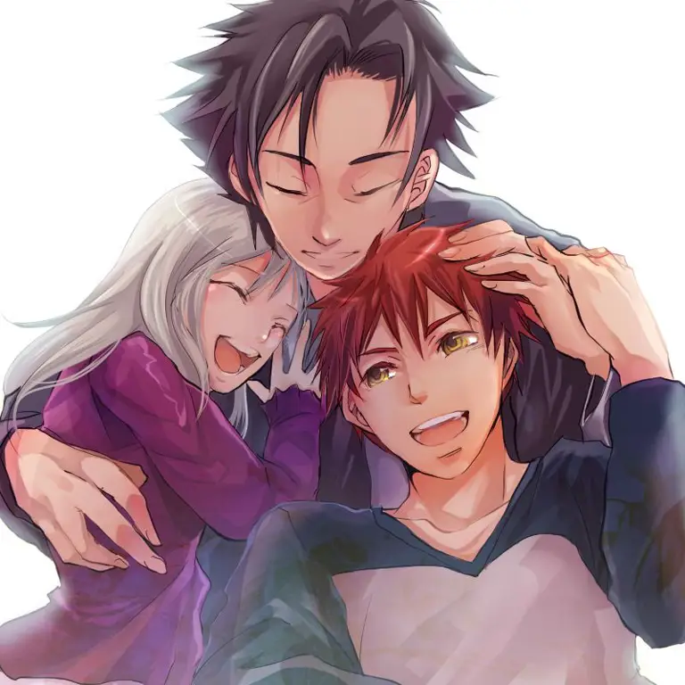 Interaksi Illyasviel dan Shirou Illyasviel von Einzbern dan Shirou Emiya dalam adegan anime