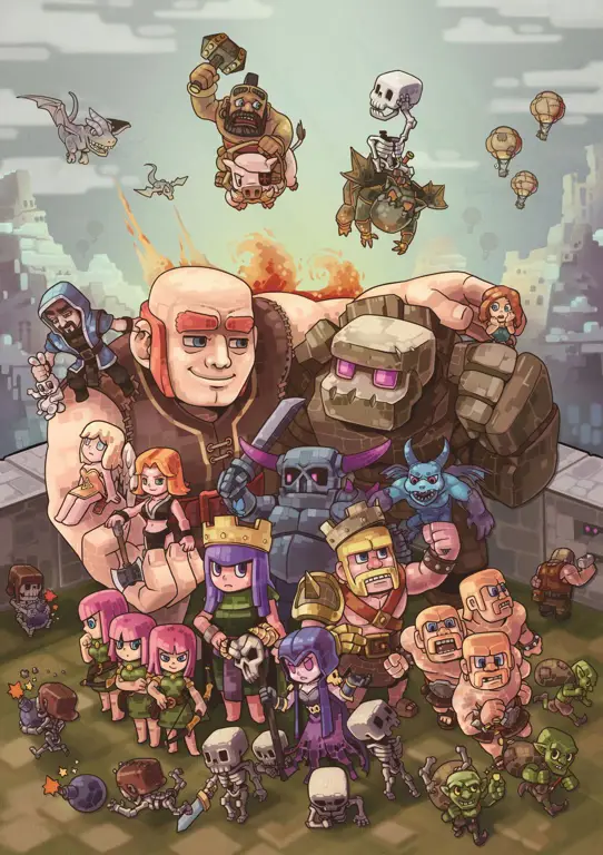 Adegan pembuka anime Clash of Clans