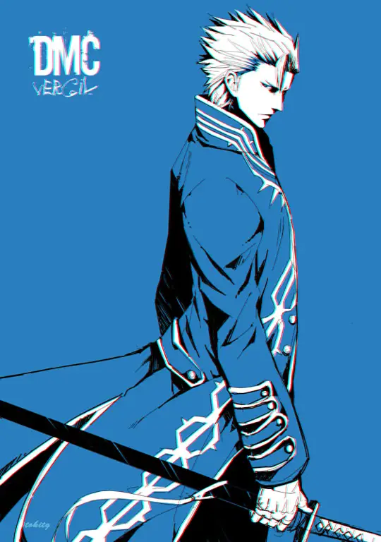 Konsep desain anime Vergil