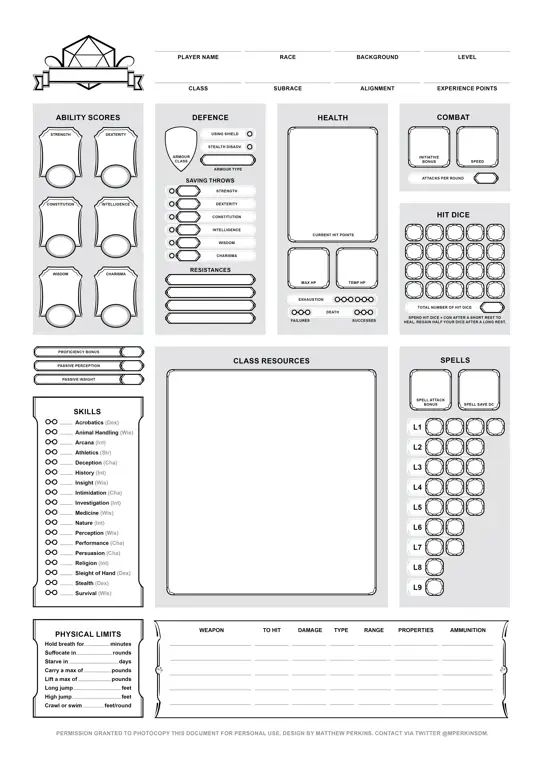 Langkah-langkah membuat anime character sheet