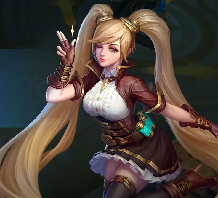 Gambar Layla Mobile Legends versi anime