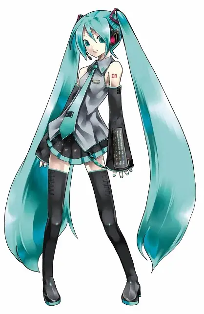 Gambar-gambar penampilan Miku Hatsune di berbagai anime