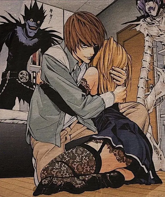 Visual yang memukau dari Death Note Estetika anime Death Note